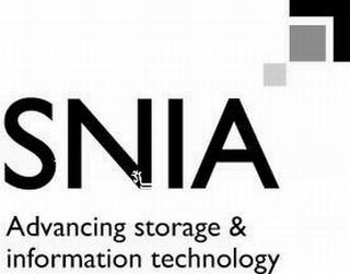 SNIA ADVANCING STORAGE & INFORMATION TECHNOLOGY logo