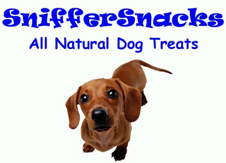 SNIFFERSNACKS ALL NATURAL DOG TREATS logo