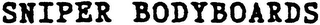 SNIPER BODYBOARDS logo