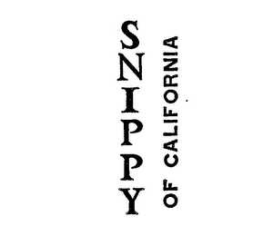 SNIPPY OF CALIFORNIA logo