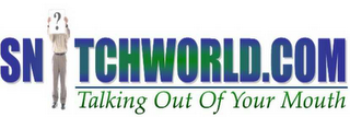 SNITCHWORLD.COM TALKING OUT OF YOUR MOUTH logo