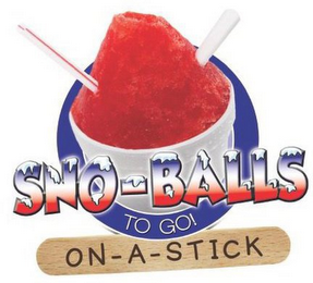 SNO-BALLS TO GO! ON-A-STICK logo