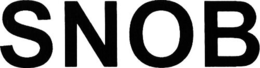 SNOB logo