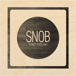 SNOB STREET FOOD BAR logo