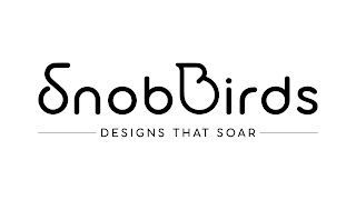 SNOBBIRDS DESIGNS THAT SOAR logo