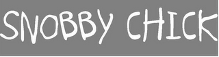 SNOBBY CHICK logo
