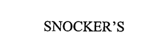 SNOCKER'S logo