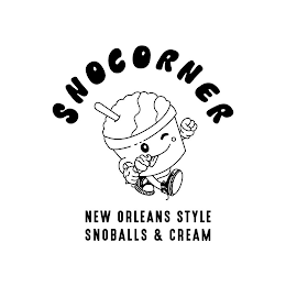 SNOCORNER NEW ORLEANS STYLE SNOBALLS & CREAM logo