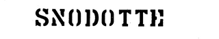 SNODOTTE logo