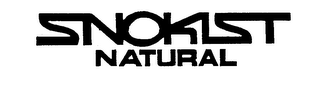 SNOKIST NATURAL logo