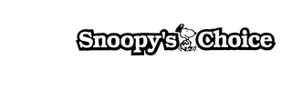 SNOOPY'S CHOICE logo