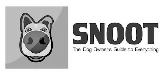 SNOOT THE DOG OWNER'S GUIDE TO EVERYTHING logo