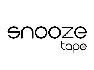 SNOOZE TAPE logo