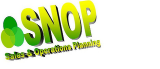 SNOP SALES & OPERATIONS PLANNING logo
