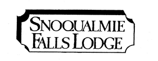 SNOQUALMIE FALLS LODGE logo