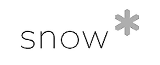 SNOW * logo