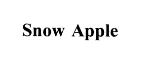 SNOW APPLE logo