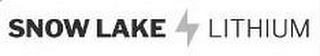 SNOW LAKE LITHIUM logo
