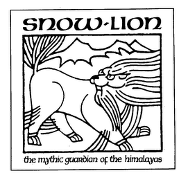 SNOW-LION THE MYTHIC GUARDIAN OF THE HIMALAYAS logo