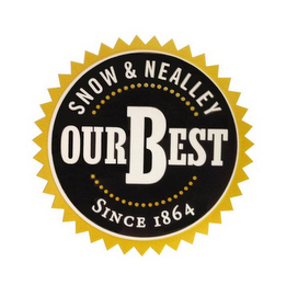 SNOW & NEALLEY OURBEST SINCE 1864 logo