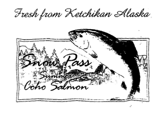 SNOW PASS SUMMER COHO SALMON FRESH FROM KETCHIKAN ALASKA logo