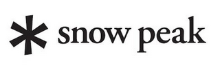 SNOW PEAK logo