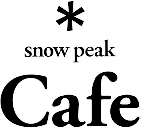 SNOW PEAK CAFE logo