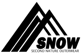 S.N.OW SECOND NATURE OUTERWEAR logo
