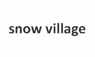 SNOW VILLAGE logo