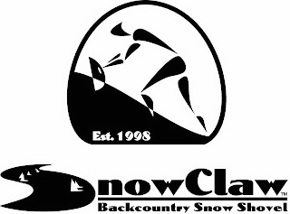 SNOWCLAW BACKCOUNTRY SNOW SHOVEL EST. 1998 logo