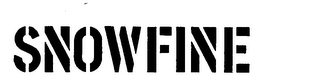 SNOWFINE logo