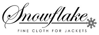 SNOWFLAKE FINE CLOTH FOR JACKETS logo