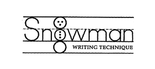 SNOWMAN WRITING TECHNIQUE logo