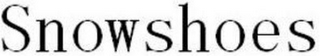 SNOWSHOES logo