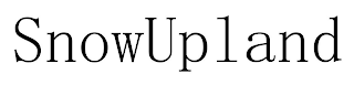 SNOWUPLAND logo