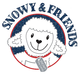 SNOWY & FRIENDS SNOWY THE LAMB logo
