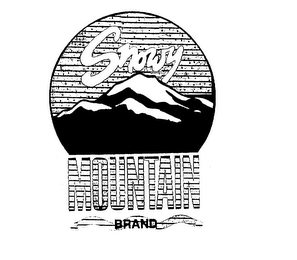 SNOWY MOUNTAIN BRAND logo