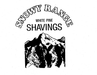 SNOWY RANGE WHITE PINE SHAVINGS logo