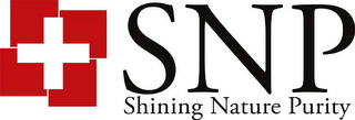 SNP SHINING NATURE PURITY logo