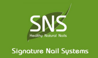 SNS HEALTHY NATURAL NAILS SIGNATURE NAIL SYSTEMS logo