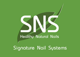 SNS HEALTHY NATURAL NAILS SIGNATURE NAIL SYSTEMS logo