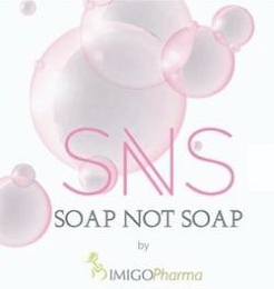 SNS SOAP NOT SOAP BY IMIGOPHARMA logo