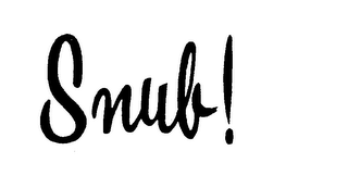 SNUB! logo