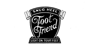 SNUG HEEL FOOT FRIEND LIGHT ON YOUR FEET logo