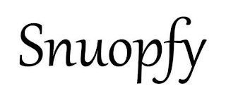SNUOPFY logo