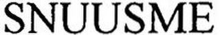 SNUUSME logo