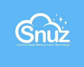 SNUZ COMFORT SLEEP MEMORY FOAM TECHNOLOGY logo