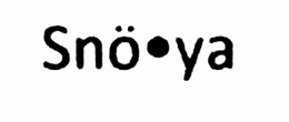 SNÖ·YA logo