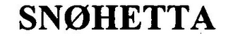 SNØHETTA logo