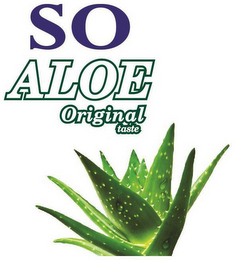 SO ALOE ORIGINAL TASTE logo